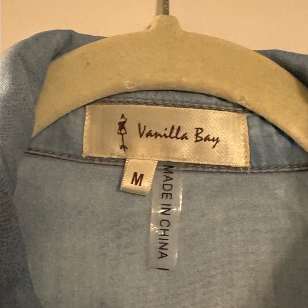 Vanilla Bay Light Blue Denim Shirt - Picture 2 of 2